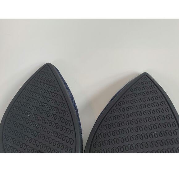 ROTHY'S THE POINT FLATS IN INDIGO HEATHER, SZ 9 - Picture 12 of 14